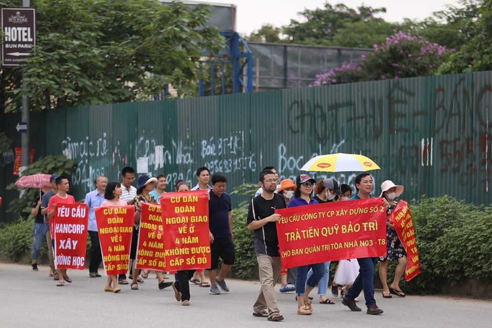 ‘Bát nháo’ chuyển nhượng dự án khu Đoàn ngoại giao, dân mòn mỏi chờ sổ đỏ