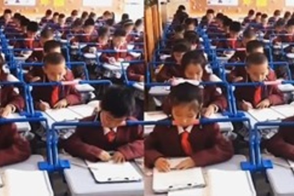 Trung Quốc lắp đặt hàng loạt thiết bị kỳ lạ giúp trẻ em không bị cận thị