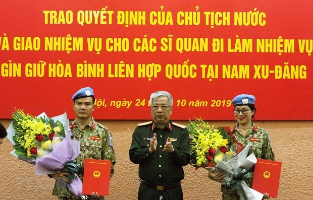 Two more Vietnamese  officers to join UN peacekeeping mission in South Sudan