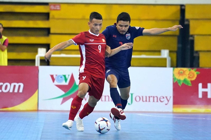 ĐT futsal Việt Nam không thể gây bất ngờ trước Thái Lan