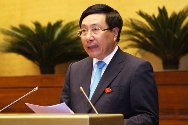 Nghe VietNamNet: QH nghe Phó Thủ tướng báo cáo công tác đối ngoại của Nhà nước