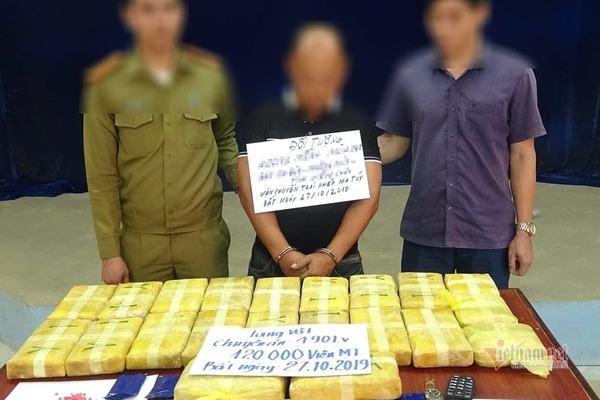 Bắt đối tượng vận chuyển 120.000 viên ma túy từ Lào về Việt Nam