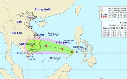 Tropical depression in East Sea likely to become storm in 24 hours