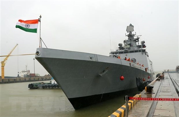 Indian naval ship visits Da Nang city