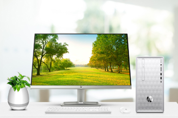 Bộ đôi màn hình, máy tính HP giá mềm cho dân thiết kế đồ họa