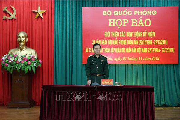 Nhiều hoạt động kỷ niệm 75 năm thành lập QĐND Việt Nam