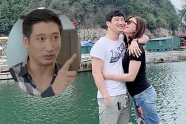 Khác hẳn Thái trong 'Hoa hồng trên ngực trái', ngoài đời Ngọc Quỳnh lại ngọt ngào với vợ thế này