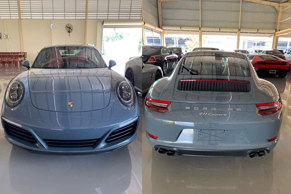 Porsche 911 Carrera màu độc nhập Lào về Việt Nam giá chỉ 5 tỷ đồng