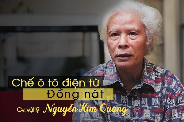 Thầy giáo U70 chưa ngừng học, chế ôtô điện 'chinh phục' ngõ ngách Hà Nội