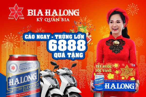 ‘Tết rước lộc vàng - Tân niên vạn phúc’ cùng Bia Hạ Long