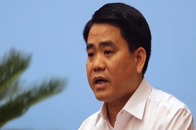 Hanoi chairman discusses liability for water pollution incident