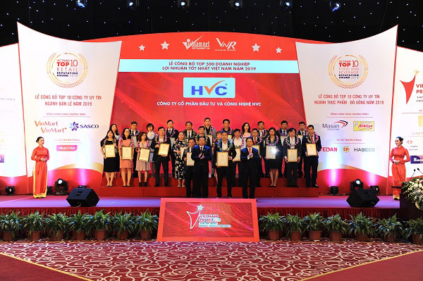 HVC Group vào top 500 DN lợi nhuận tốt nhất Việt Nam năm 2019