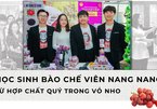 Vietnamese students prepare nano capsules from compound in grapes