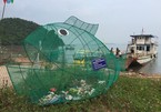 Fish-shaped bamboo dustbins help protect environment in Vietnam's island