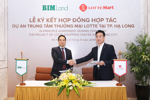 BIM Land bắt tay Lotte Mart xây TTTM ở Hạ Long