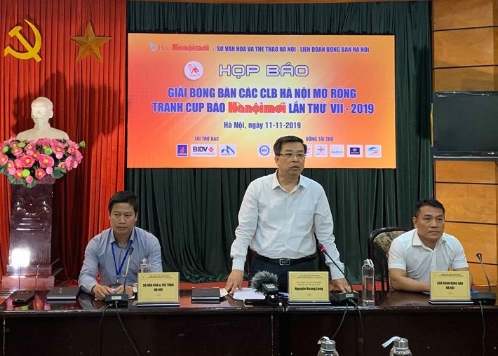 300 VĐV dự giải bóng bàn tranh Cúp báo Hà Nội Mới 2019