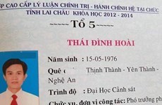 Trưởng phòng Cảnh sát kinh tế ở Lai Châu sử dụng bằng giả