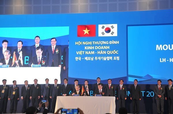 Vietnam, S. Korea target US$100 billion trade by 2020