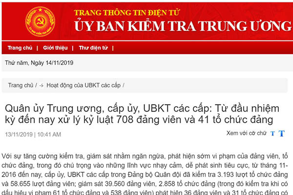 Quân ủy Trung ương xem xét kỷ luật 58 sĩ quan, quân nhân