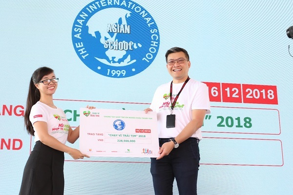 Trường Quốc tế Á Châu 3 năm liên tiếp ‘Chạy vì trái tim’