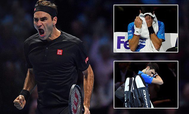 Rửa hận Djokovic, Federer vào bán kết ATP Finals