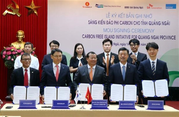 Initiative to help Quang Ngai build carbon-free islands