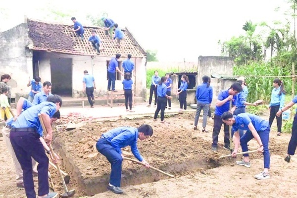 Tuổi trẻ chung tay xây dựng nông thôn mới