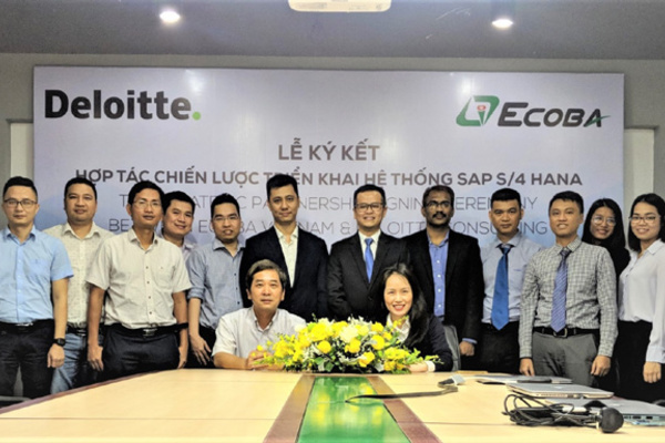 Ecoba Việt Nam ‘bắt tay’ Deloitte khởi động dự án SAP S/4 HANA