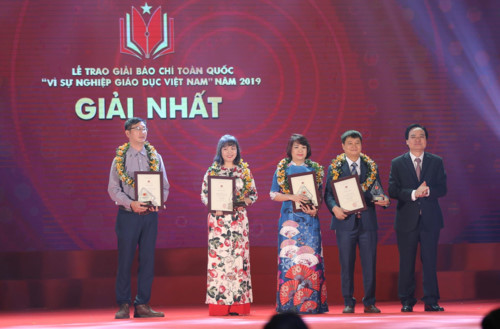 VietNamNet đoạt giải A giải báo chí  'Vì sự nghiệp giáo dục' 2019