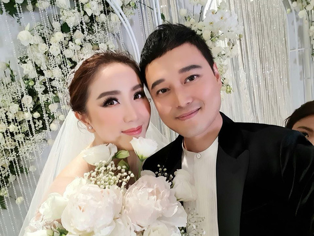 Ngô Kiến Huy, Quang Vinh tươi tắn dự đám cưới Bảo Thy với chồng đại gia