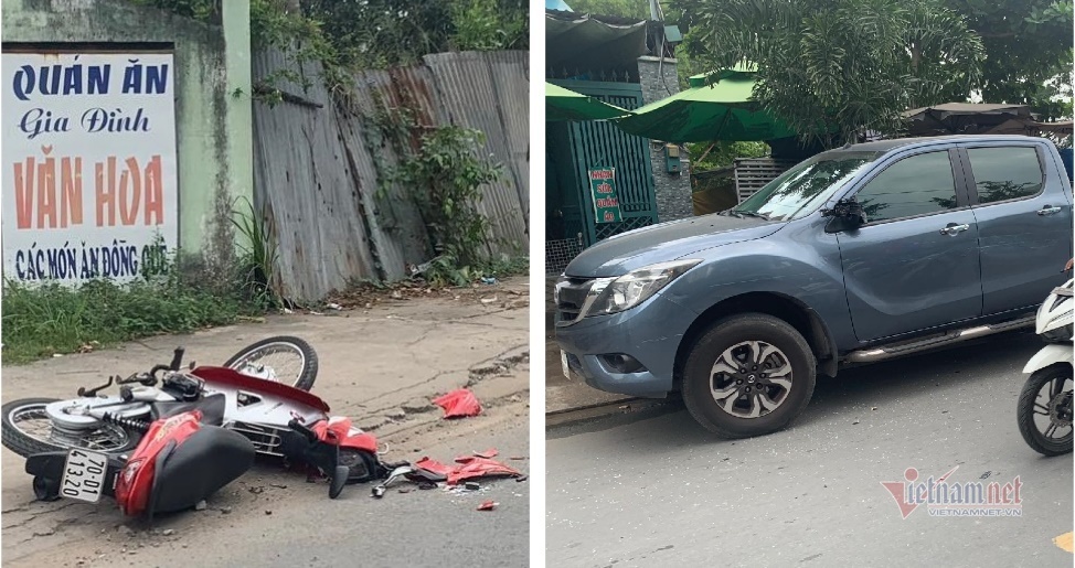 Trộm xe tải, thanh niên tháo chạy tông cả loạt xe trên phố Sài Gòn