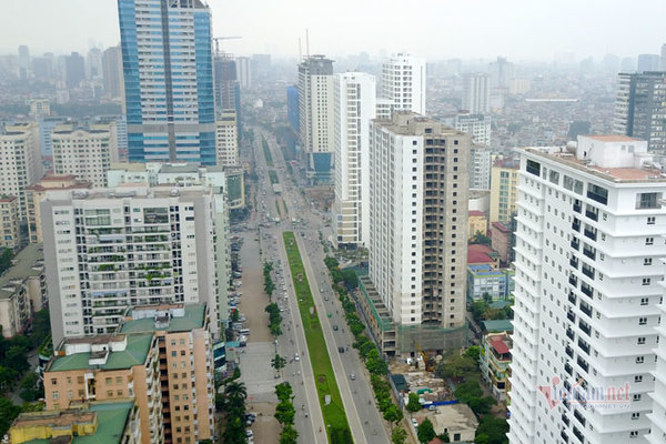 Thanh tra quy hoạch đường ngột thở ở Hà Nội hơn 2km ‘nhồi’ 40 cao ốc
