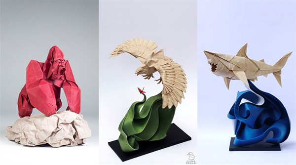 Large Origami Sculpture Artwork By Cuong Nguyen - Buy Art on Artplode