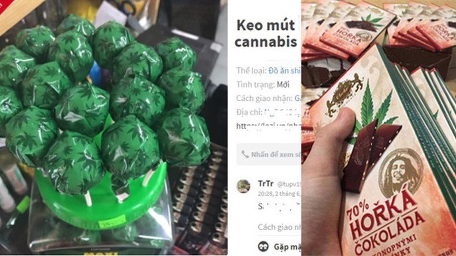 Cần sa 'đội lốt' kẹo mút, tràn lan trên thị trường