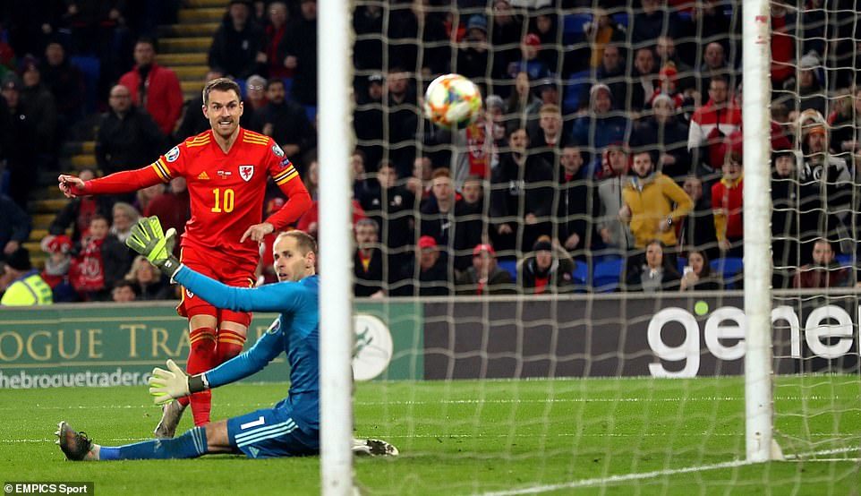 Ramsey chói sáng, Giggs đoạt vé dự EURO 2020 cùng xứ Wales