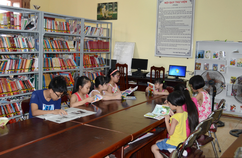 Library for kids inaugurated at Hanoi’s children palace