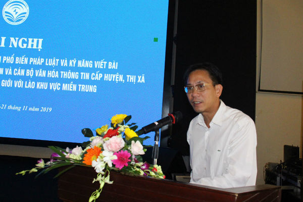 Bộ TT&TT tập huấn kỹ năng thông tin cho các tỉnh có đường biên giới với Lào