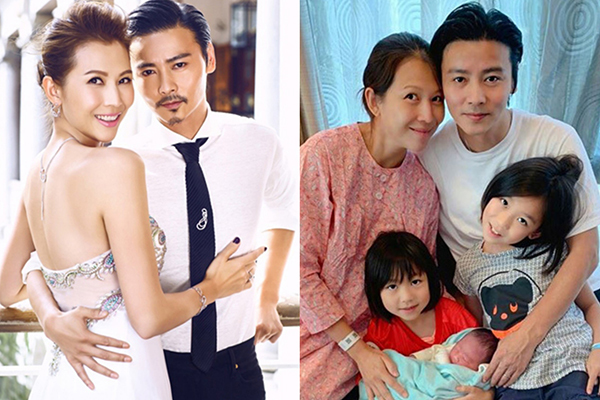 Hoa đán Hong Kong sinh con thứ 3 ở tuổi 46