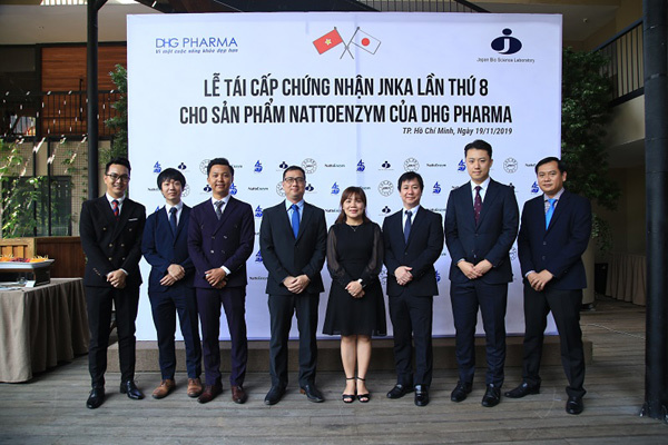 Tái cấp chứng nhận JNKA lần thứ 8 cho sản phẩm NattoEnzym