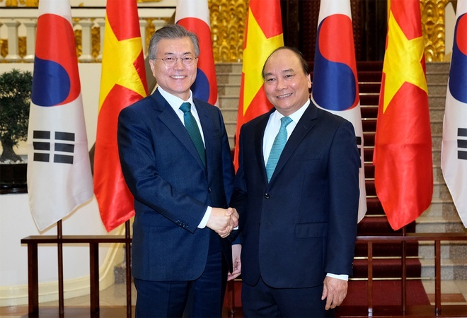 Thủ tướng và phu nhân thăm chính thức Hàn Quốc