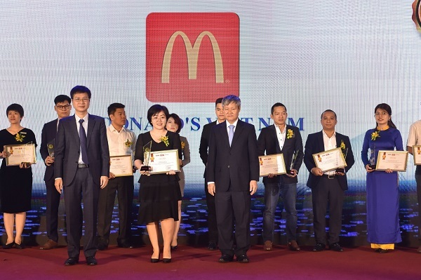 McDonald’s vào Top 100 Sản phẩm-dịch vụ Tin & Dùng