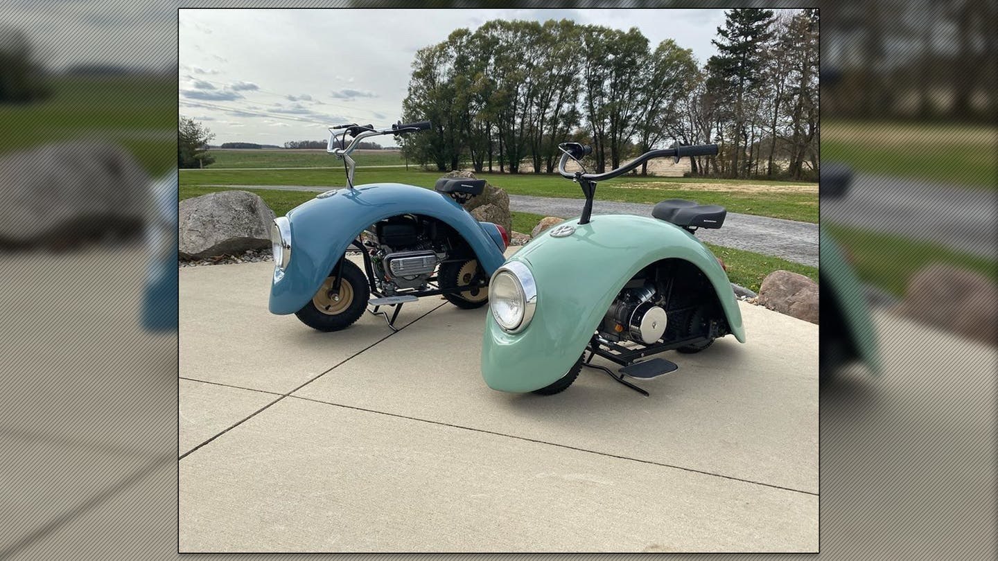Chiếc xe "con bọ" được làm từ ốp chắn bùn của Volkswagen Beetle