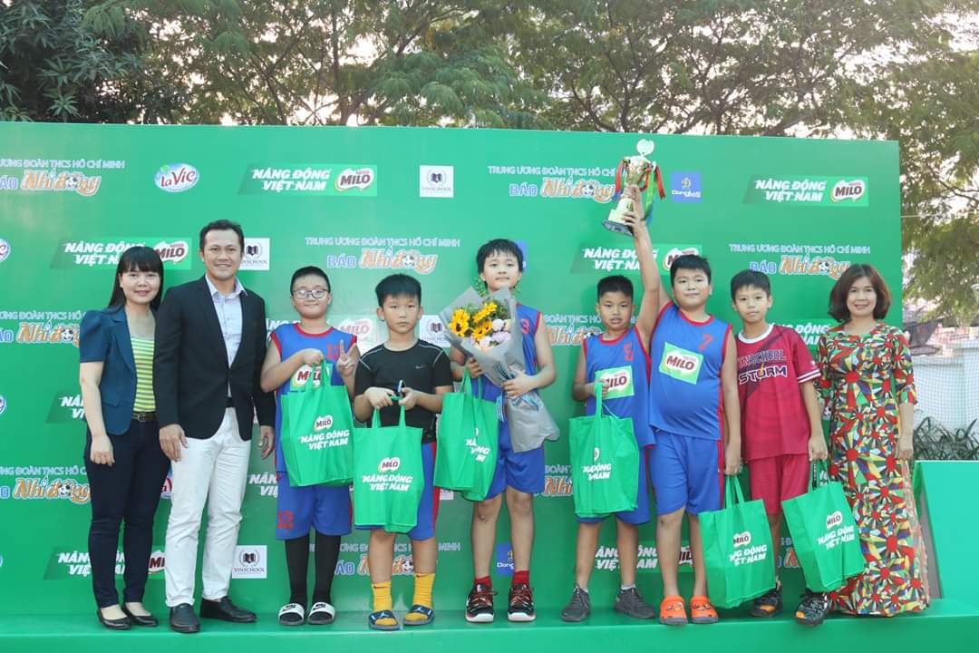 Kết thúc Giải bóng rổ Học sinh Tiểu học Hà Nội năm 2019
