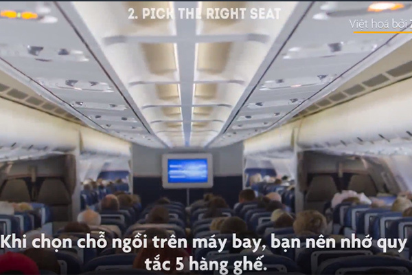 Khu ghế an toàn nhất cho hành khách khi máy bay xảy ra sự cố