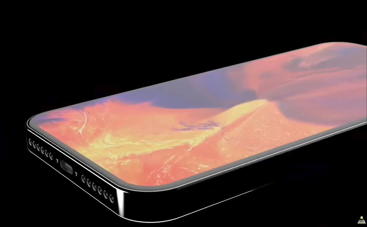 Ngắm mẫu iPhone 12 với camera selfie ẩn dưới màn hình đẹp long lanh