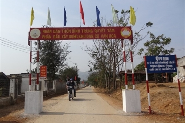 “Kon Tum chung sức xây dựng nông thôn mới” giai đoạn 2011 – 2020