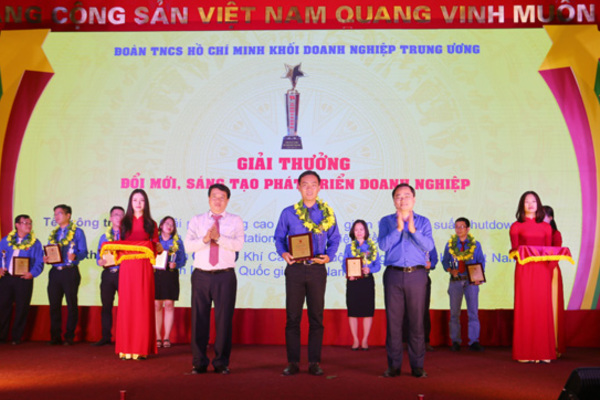 Công trình của tuổi trẻ PV GAS được trao giải thưởng về đổi mới, sáng tạo