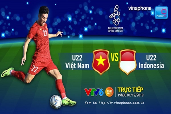 Xem trực tiếp Việt Nam - Indonesia tối 1/12 trên MobileTV