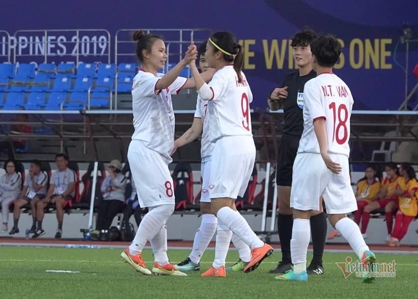 Video bàn thắng nữ Việt Nam 6-0 nữ Indonesia