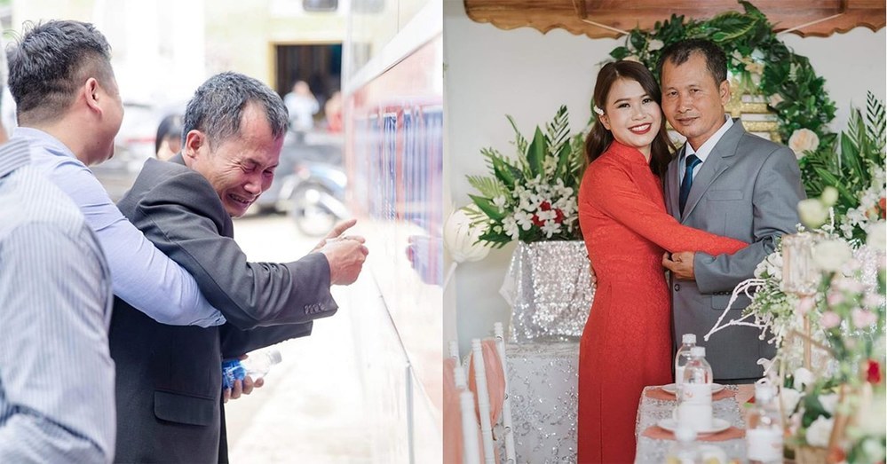 Cảm động giây phút ông bố Đắk Lắk tiễn con gái về nhà chồng